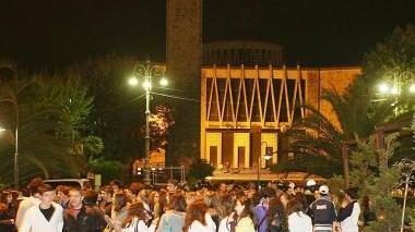 Studenti in piazza del Popolo