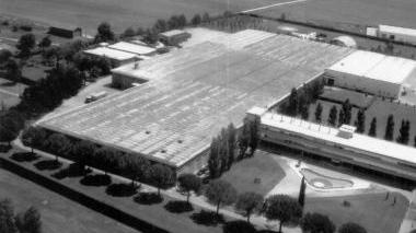 <strong>LA FABBRICA.</strong> Lo stabilimento Eurovinil in via Senese