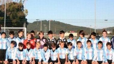 Baby calciatori in campo