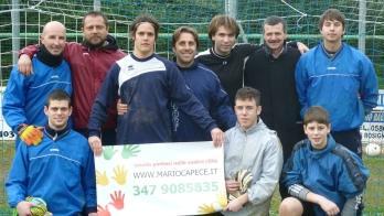 Un gruppo di portieri allo stage di Rosignano