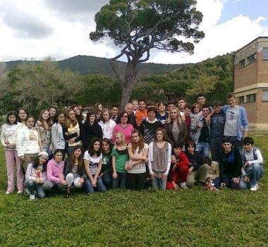 <b>IN GRUPPO </b>Gli alunni impegnati nel concorso 