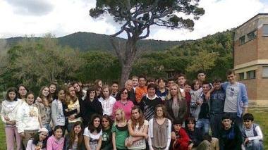 <b>IN GRUPPO </b>Gli alunni impegnati nel concorso