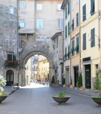 Una veduta della zona di porta dei Borghi   