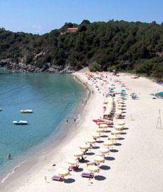 Una veduta della spiaggia di Fetovaia nel Comune di Campo nellElba  