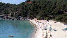 Una veduta della spiaggia di Fetovaia nel Comune di Campo nell’Elba