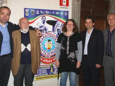 La presentazione della 23&ordf; edizione della Maratonina Citt&agrave; di Prato avvenuta ieri mattina in Comune        