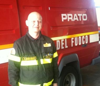 Vincenzo Bennardo, comandante dei vigili del fuoco 