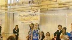 Una partita di pallavolo