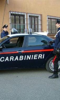 Una pattuglia dei carabinieri 