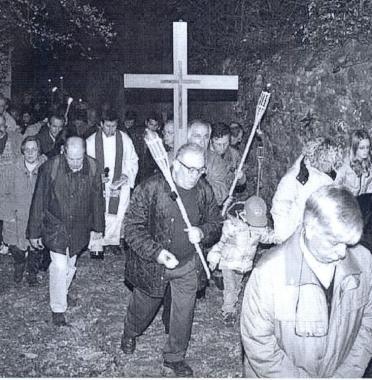 Stasera la Via Crucis sul colle di Giaccherino