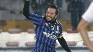 <b>LA GARA D’ANDATA. </b>Carparelli, autore del gol nerazzurro