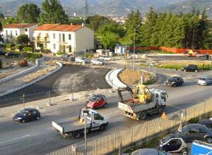 Bloccati i lavori della rotatoria di via Erbosa