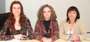 &nbsp;Nella foto da sinistra: Elisa Agostini, Marzia Rossi e Cheti Pertici 