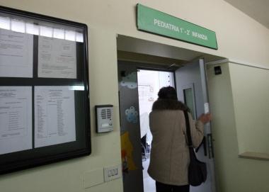Lingresso del reparto di pediatria 