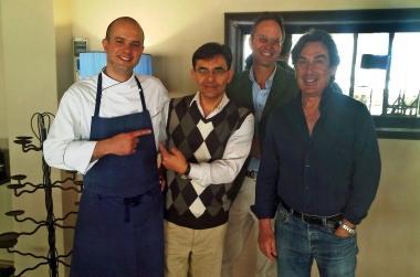 <b>DOGANA.</b> Lo chef, Alocci, larchitetto e Marchionni 