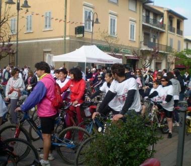 Ciclisti prima della partenza 