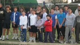 Il gruppo del Circolo del tennis Pontedera