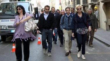 <b>AL TAR.</b> Mainetti, Ciabatti e Faenzi in testa al gruppo dei sostenitori