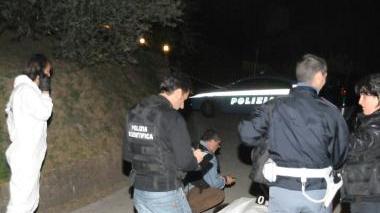 I rilievi sul luogo dell’ omicidio (Vip)