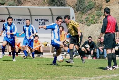 Un match del campionato amatori Uisp 