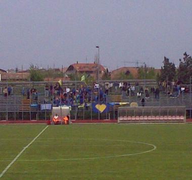I supporter azzurri a Bellaria 