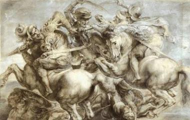 Una copia della Battaglia di Anghiari di Leonardo 