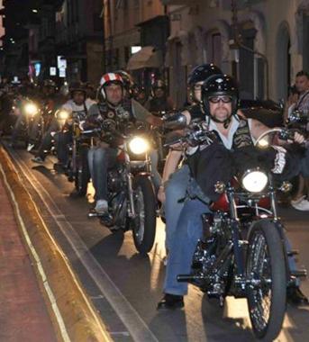 Un raduno di Harley Davidson 