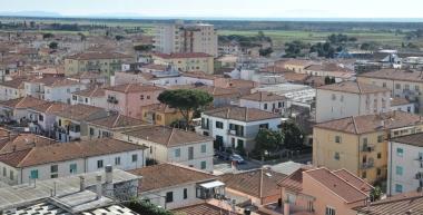 Veduta panoramica di Cecina 