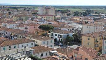 Veduta panoramica di Cecina