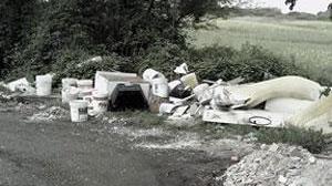 Discarica in via delle Sorgenti ripulita dai mezzi dell'Aamps