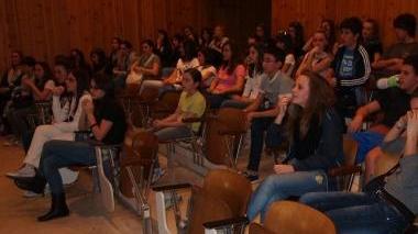 Gli studenti francesi ricevuti in municipio dal sindaco Umberto Marvogli