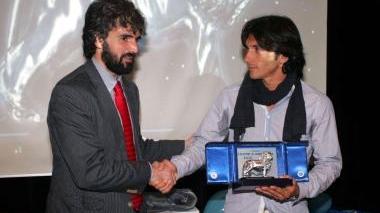 <b>L’ultimo vincitore. </b>Ighli Vannucchi ritira il Leone d’argento 2010