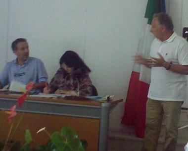 Lassemblea sulla variante del Cotone (a destra larea coinvolta) 