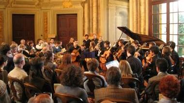 Uno dei concerti che si sono tenuti a Villa Rospigliosi