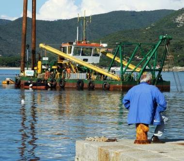 I lavori nel golfo di Campo 