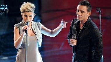 Emma Marrone coi Modà a Sanremo; sotto la Notte Bianca dell’anno scorso