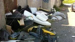 Una discarica nella zona di via Bordigona