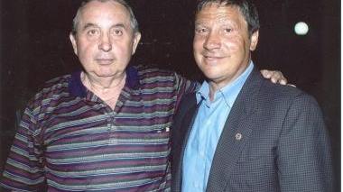 <b>BOXE.</b> Aldo Raffi con l’iridato Bruno Arcari
