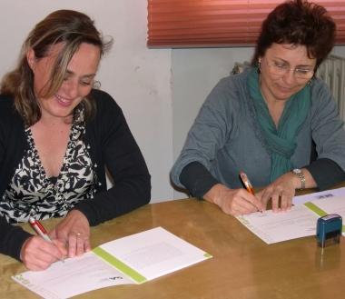 Cinzia Pagni e Fiorella Marini (a destra) 