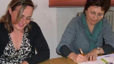 Cinzia Pagni e Fiorella Marini (a destra)