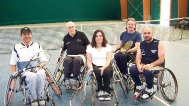 Alcuni atleti della Sport Insieme Livorno