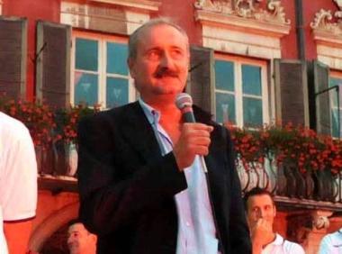 Maurizio Mian e lallenatora Monaco  