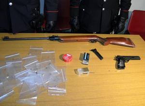 Armi e munizioni non custodite: denunciato 70enne