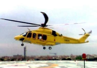 Lelicottero Pegaso della Regione per il soccorso aereo 