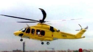L’elicottero Pegaso della Regione per il soccorso aereo