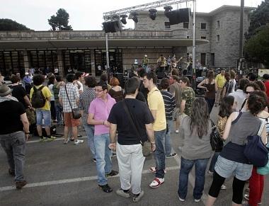 Liniziativa in piazza Italia del 2010 