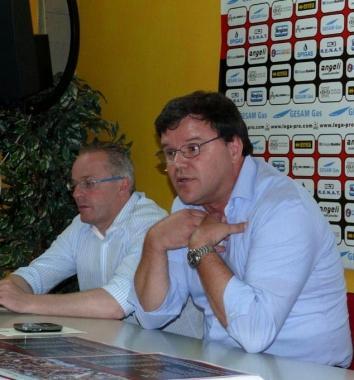 Il diesse Paolo Giovannini e lex patron Giuliano Giuliani 