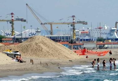 La spiaggia alla Fossa Maestra e DellAmico 