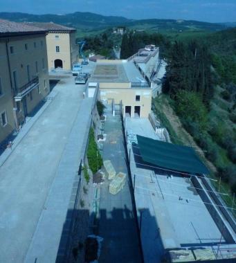 <b>IN CORSO. </b>Lavori nel borgo 