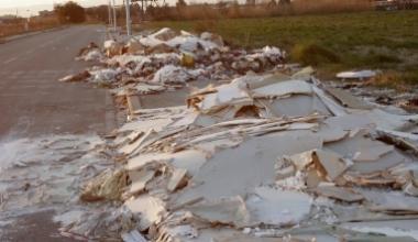 Scaricano rifiuti nel Macrolotto 2. Scoperti dalla Polizia provinciale e dalla Forestale